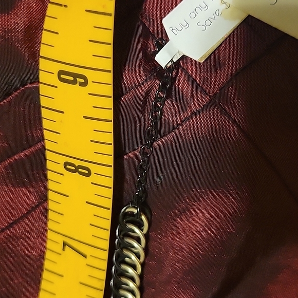 Handmade chainmail bracelet black and silver - Picture 4 of 4